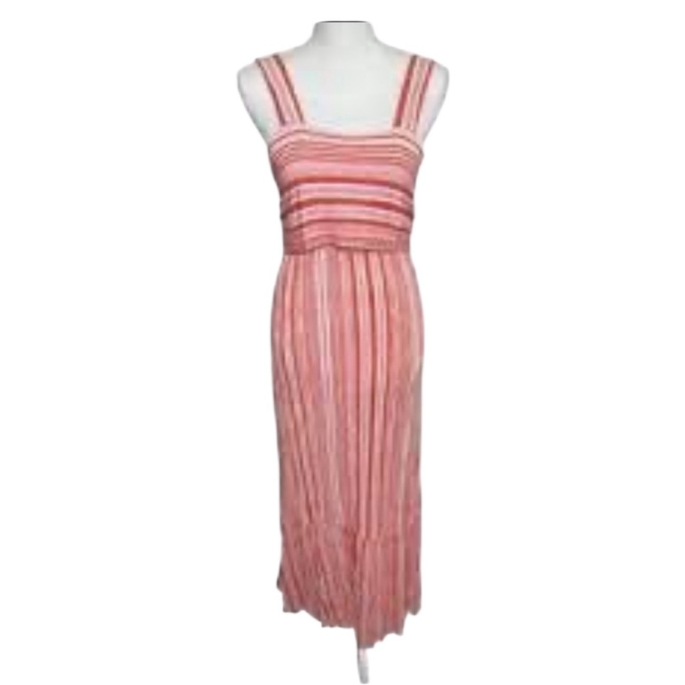 Doe & Rae Red and White Stripe Maxi Dress Size Small‎